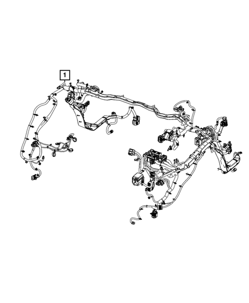 Wiring, Headlamp to Dash for 2025 Ram 1500 #0