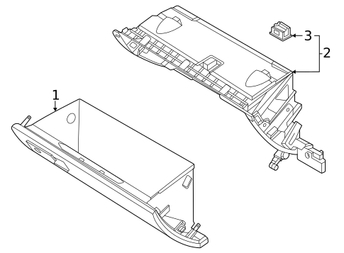 Glove Box for 2025 Genesis GV70 #0