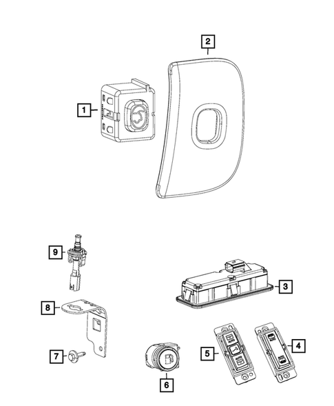 Switches for 2017 Jeep Cherokee #3