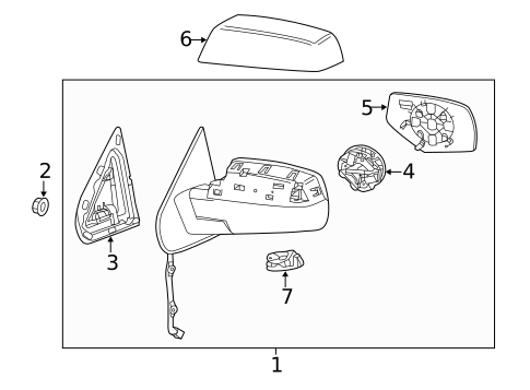 Outside Mirrors for 2016 Chevrolet Silverado 1500 #5