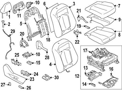 Power Seats for 2025 Subaru Forester #1