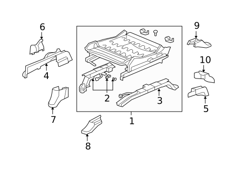 Tracks & Components for 2008 Honda Fit #0