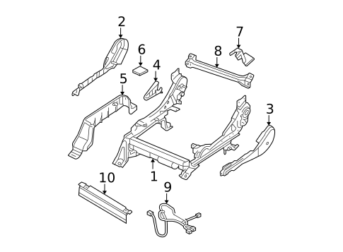 Tracks & Components for 2012 Nissan Frontier #0