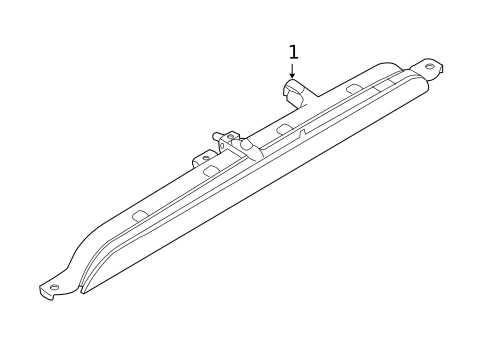 High Mounted Stop Lamp for 2011 BMW X5 #0