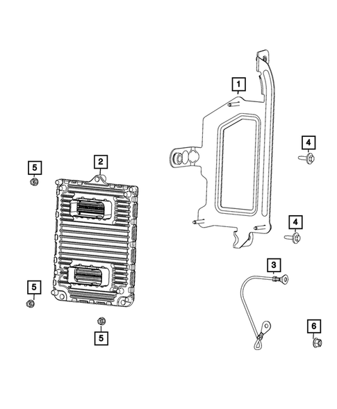 Keys, Modules and Engine Controllers for 2024 Jeep Wrangler #5