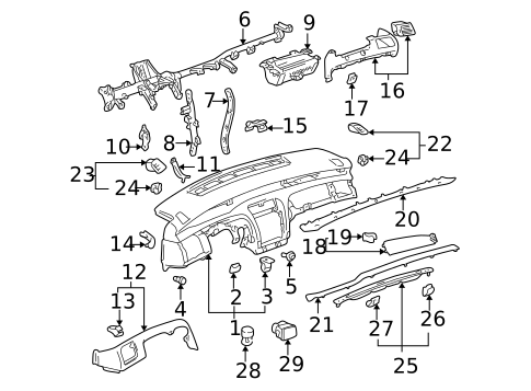 Automatic Temperature Controls for 2003 Toyota Avalon #1