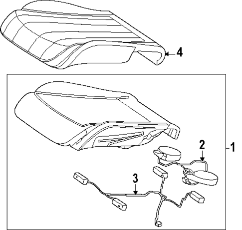 Driver Seat Components for 2025 Mercedes-Benz E450 #3