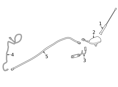 Antenna & Radio for 2017 Ford Focus #1