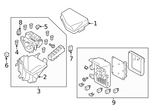 Fuse & Relay for 2017 Subaru Outback #0