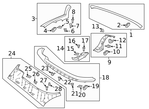 Interior Trim for 2019 Porsche 911 #0