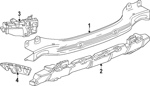 Bumper & Components - Rear for 2025 Chevrolet Trax #1