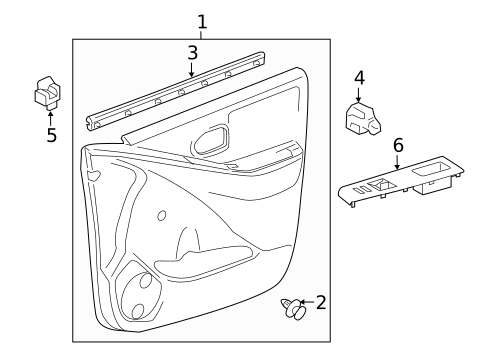 Front Door for 2014 Toyota Yaris #1