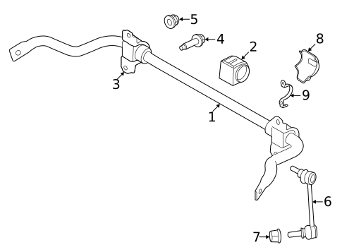 Stabilizer Bar & Components for 2020 Land Rover Defender 90 #0