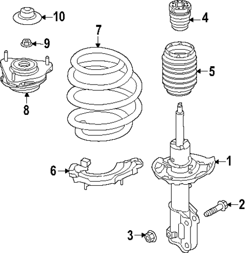 Struts & Components for 2025 Hyundai Ioniq 6 #0