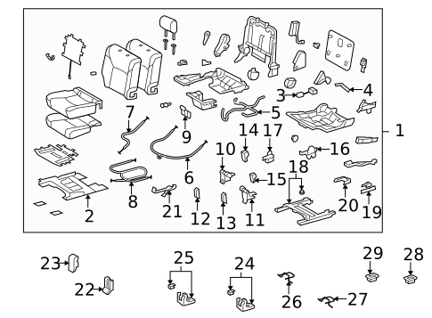 Second Row Seats for 2009 Lexus LX570 #3