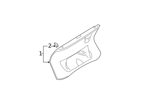 Interior Trim - Pillars for 2004 Audi A4 Quattro #3