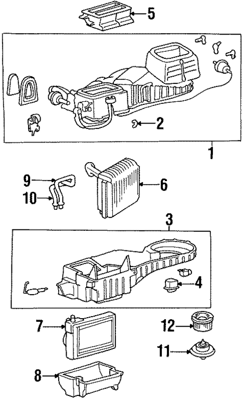 Blower Motor & Fan for 1998 Hyundai Sonata #0