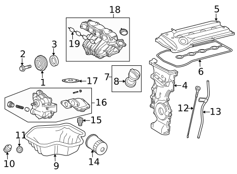 Engine for 2009 Toyota Matrix #1