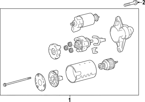 Starter for 2025 Toyota Corolla Cross #0