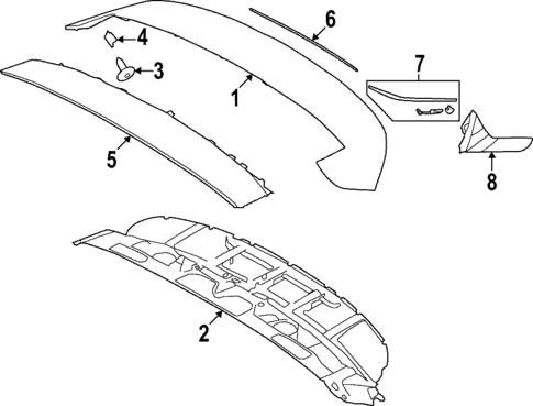 Spoiler for 2022 Porsche Taycan #0