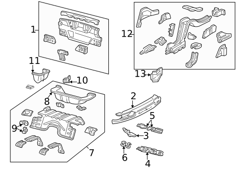 Rear Body for 1994 Chevrolet Camaro #1