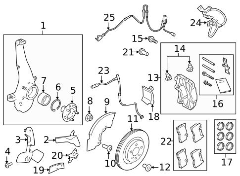 Front Brakes for 2020 Land Rover Defender 110 #6