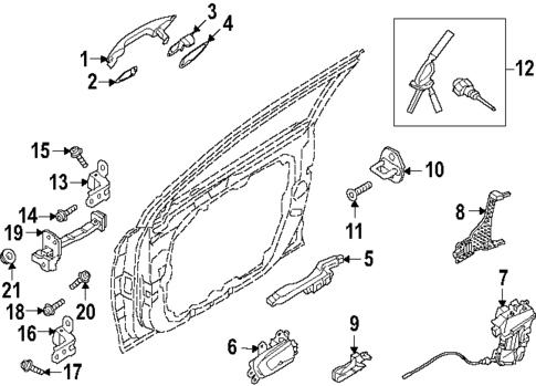 Front Door for 2024 Hyundai Sonata #0