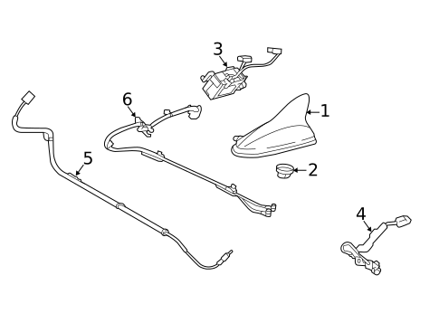 Antenna & Radio for 2020 Hyundai Sonata #1