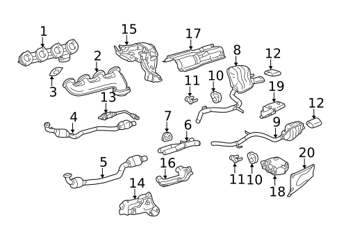 Exhaust Components for 2016 Mercedes-Benz SLK55 AMG #2