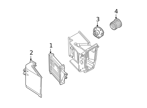 Auxiliary Heater & AC for 2001 GMC Safari #2