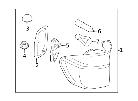 Bulbs - Chassis for 2011 BMW X5 #4