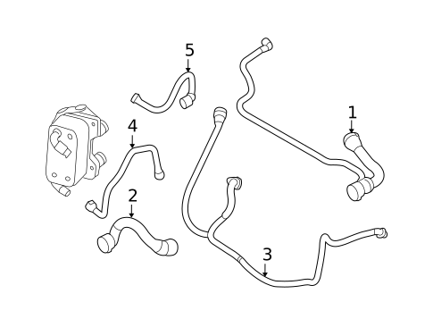 Hoses & Pipes for 2010 BMW 535i #1