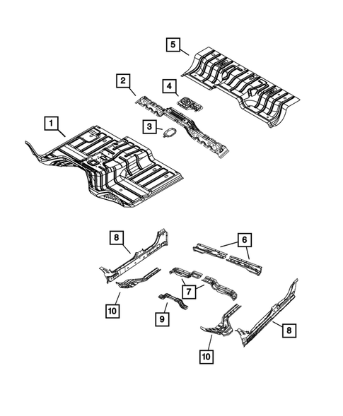 Floor Pans for 2023 Ram 3500 #1