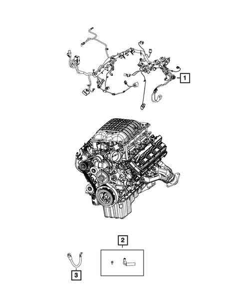 Wiring, Powertrain for 2021 Jeep Grand Cherokee #3
