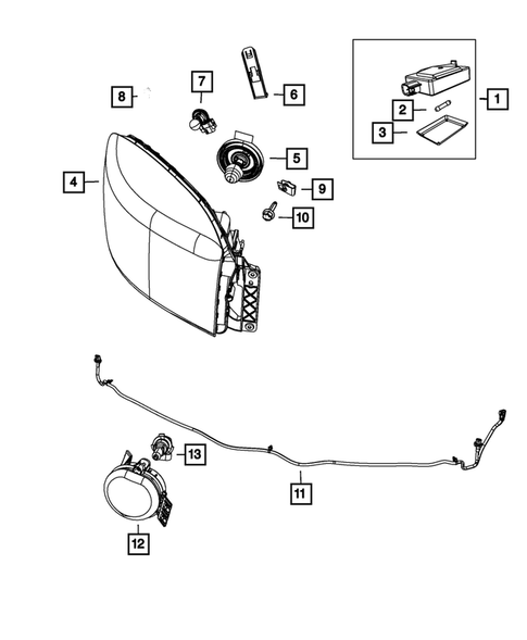 Lamps-Interior and Exterior for 2014 Ram 2500 #1