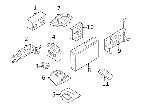 Antenna & Radio for 2006 Volvo S60 #1