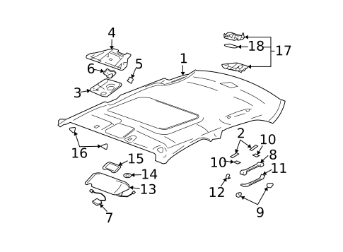 Sunroof for 2005 Cadillac CTS #1