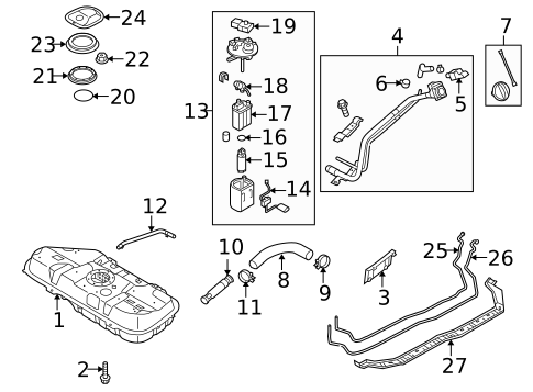 Gaskets & Sealing Systems for 2011 Kia Forte #0