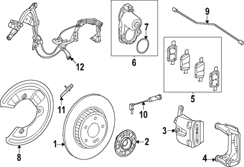Rear Brakes for 2025 Mercedes-Benz GLC43 AMG #0