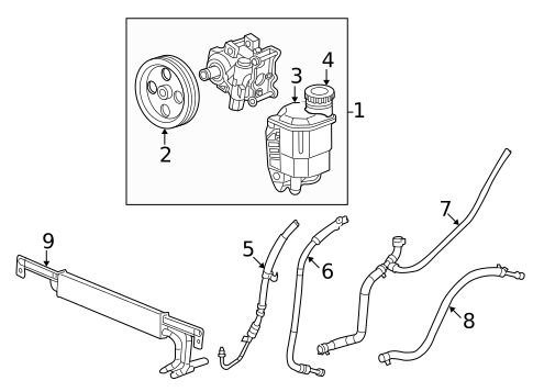 Pump & Hoses for 2013 Ram 2500 #3