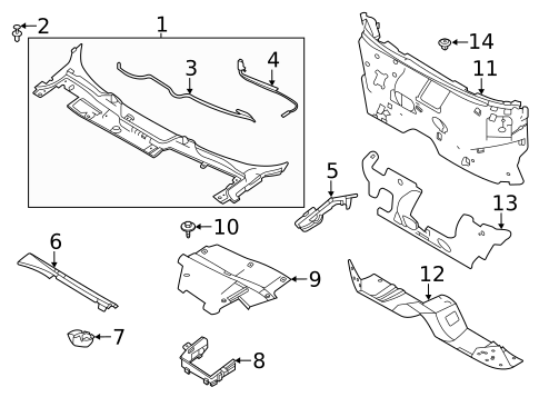 Cowl for 2022 Land Rover Range Rover Evoque #0