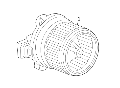Blower Motor & Fan for 2015 Honda Pilot #1