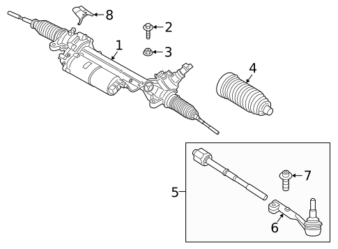 Steering Gear & Linkage for 2024 BMW Z4 #0