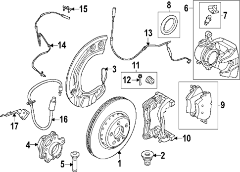 Front Brakes for 2025 BMW 430i Gran Coupe #1