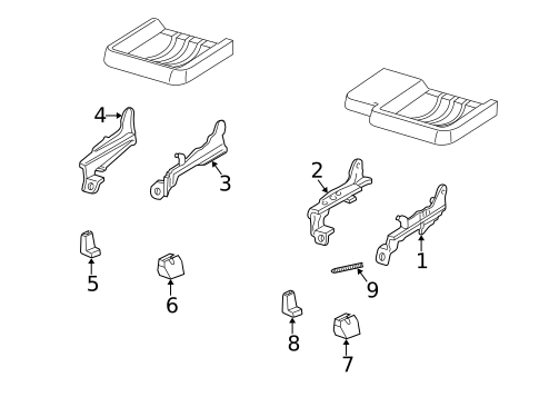 Tracks & Components for 2001 Mazda B3000 #2