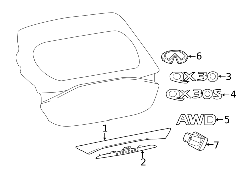 Parking Aid for 2019 INFINITI QX30 #1