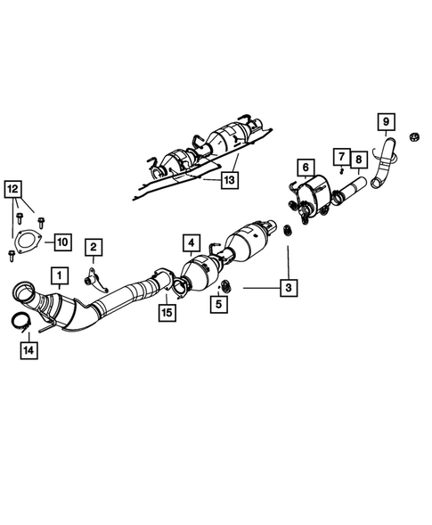 Exhaust System for 2010 Dodge Ram 2500 #2