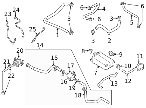Emission Components for 2023 Nissan TITAN #0