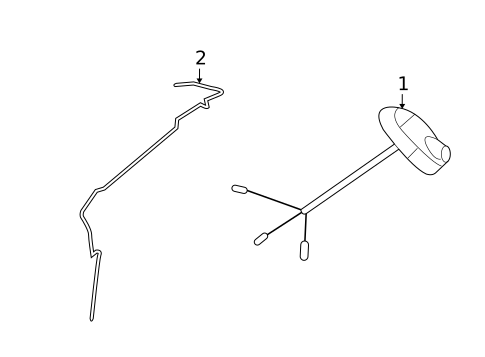 Antenna & Radio for 2012 Jeep Liberty #1