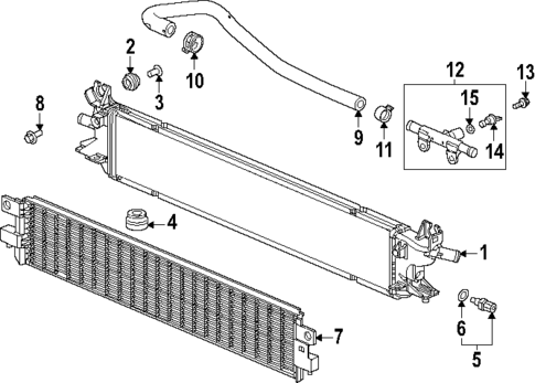 Radiator & Components for 2025 Honda Civic #2